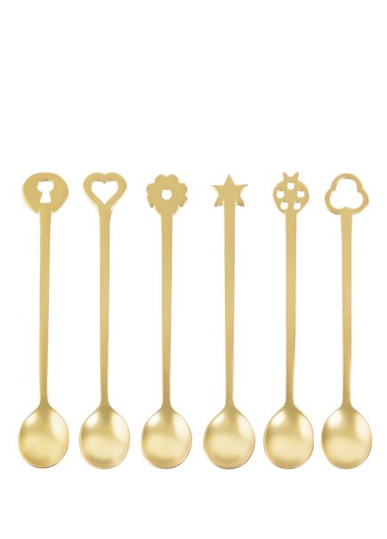 Party Gold Paslanmaz Çelik 6'lı Kaşık Seti