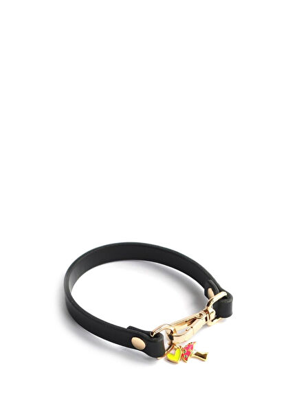 Black Charm Dog Collar
