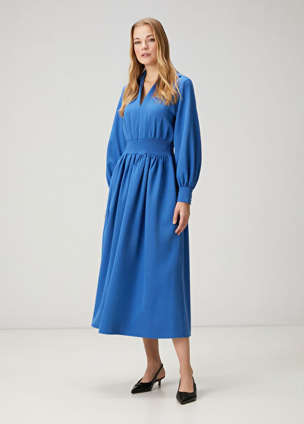 Blue Midi Dress