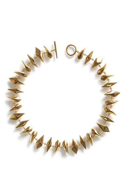 Apex 925 Sterling Silver 24K Gold Plated Women's Necklace