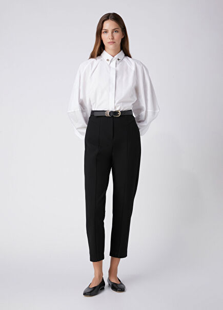 Slim Fit Siyah Pantolon