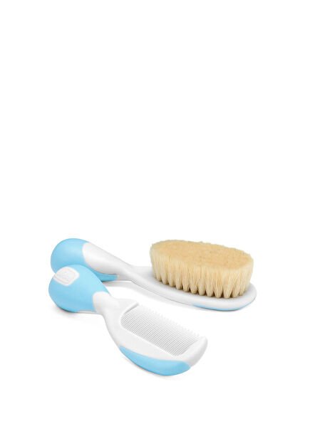 Blue Brush and Comb Set