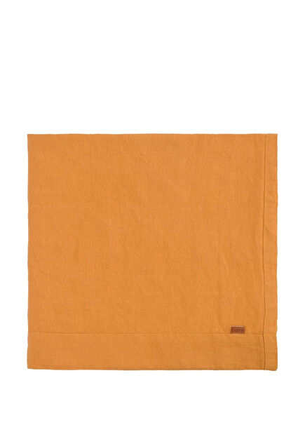 Linen Mustard Linen Tablecloth 150 x 250 cm