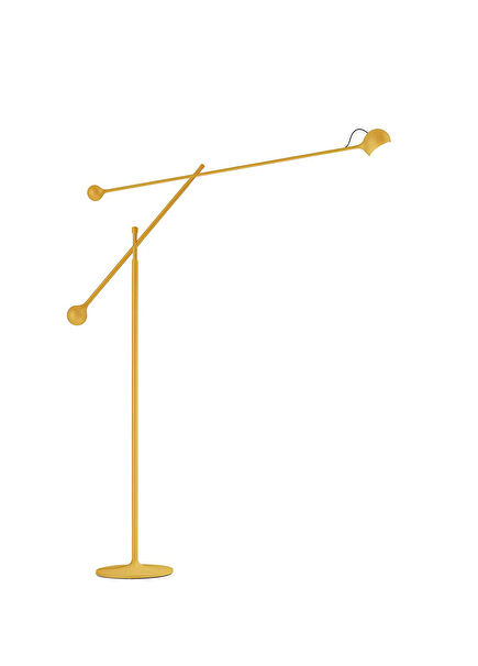 Ixa Yellow Steel Floor Lamp