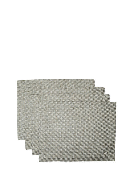 Anthracite Set of 4 Linen American Serving