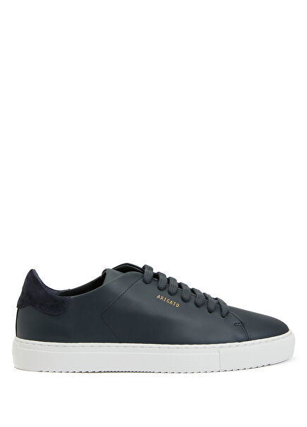 Black Men's Leather Sneakers