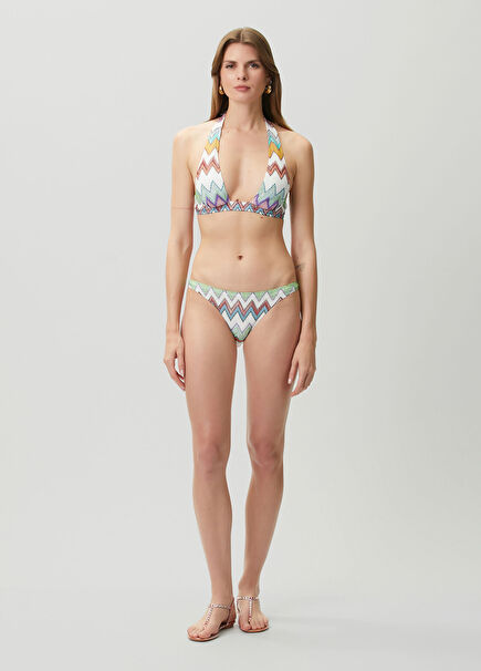 Zikzak Desenli Bikini Takımı