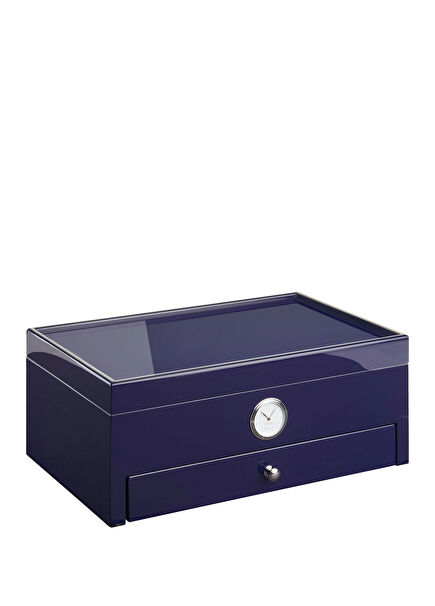 Italy Handmade Roma Collection Special Club Edition Blue 100's Humidor Puro Kutusu