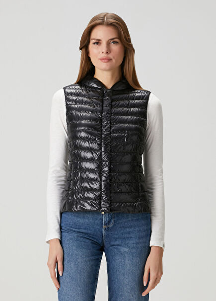 Vera Siyah Puffer Yelek