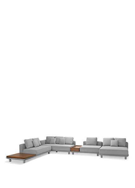 Momo Grey Modular Sofa No:6