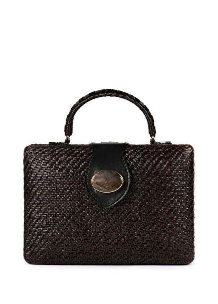 Adele Box Black Kadın El Çantası