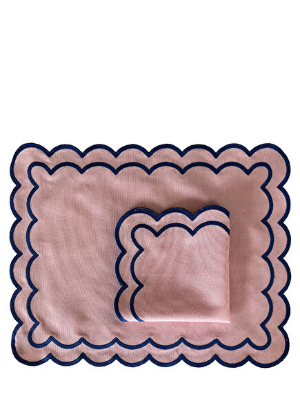 Florence Pink 2-Piece American Service And Napkin