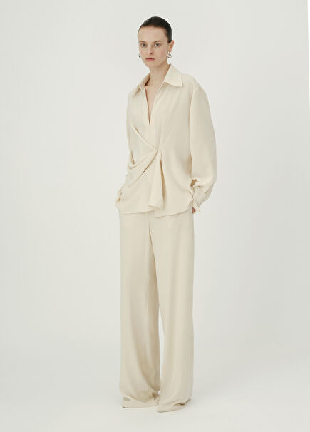 Tilda Natural Silk Long Sleeve Women's Shirt