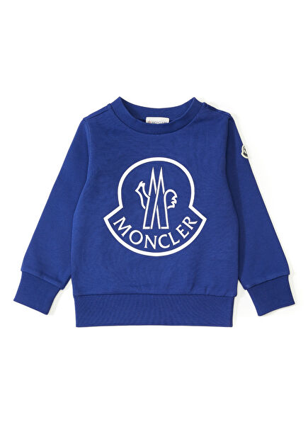 Mavi Logolu Erkek Çocuk Sweatshirt