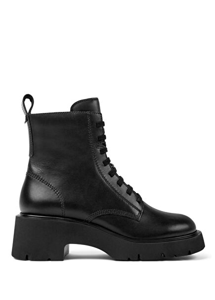 Milah Black Leather Women's Boot