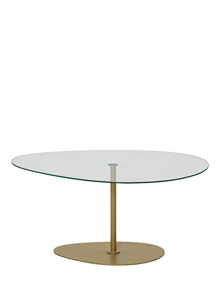Porto Gold Glass Coffee Table