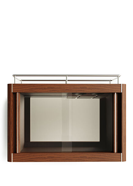 Casablanca Wall Display Case Series Solid Wood Liquor and Cocktail Cabinet