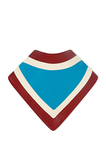 Turquoise Women's Leather Scarf