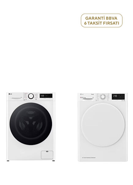 F4Y5EYW0W Vivace 11 kg 1400 Devir Çamaşır Makinesi + RH90V3AV0N 9 kg Çamaşır Kurutma Makinesi