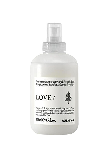 Love Curl Moisturizing Heat Protectant Milk For Wavy And Curly Hair 250 ml