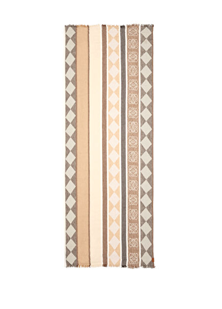 Bej Kadın Keten Şal