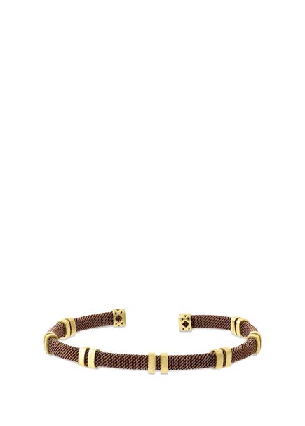 14K Gold Men's Handcuff Bracelet