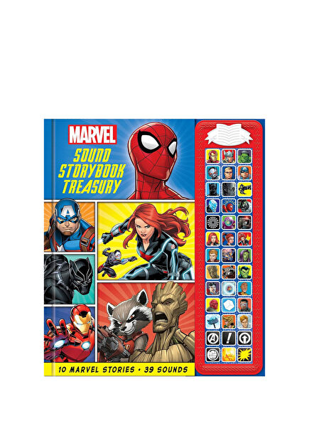 Marvel: Spider-man, Avengers, Black Panther, and More! Sound Storybook Treasury Çocuk Yabancı Dil Kitabı