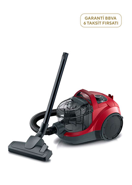 iQ300 Red Vacuum Cleaner without Dust Bag Red VSX21A300