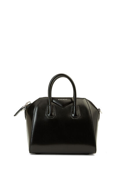 Mini Antigona Black Women's Leather Bag