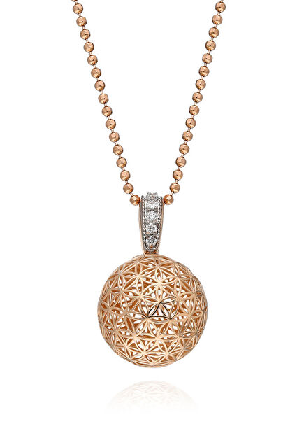 Markiz Yaşam Çiçeği Pırlanta Kolye 