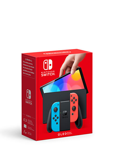 Switch Oled Blue Red Game Console
