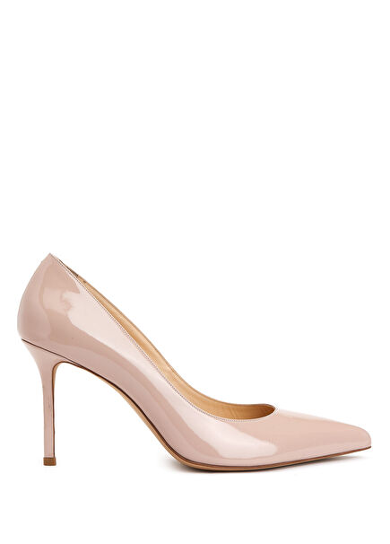 Nude Kadın Deri Stiletto