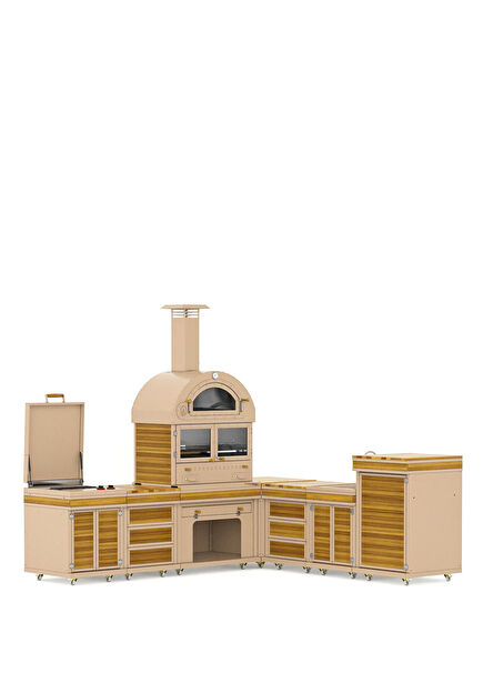 Feniks Natural Plus Open Mink Corner Barbecue