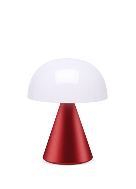 Mina Koyu Kırmızı Büyük Boy Led Masa Lambası