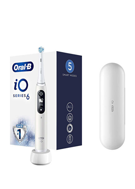 iO 6 Rechargeable Toothbrush - White