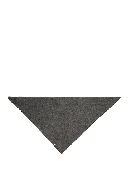 Anthracite Cashmere Blend Women's Shawl