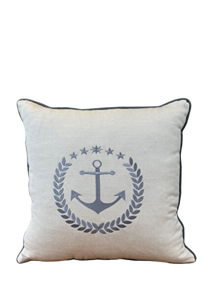 Sunbrella Anchor Açık Gri 45x45 Dekoratif Yastık