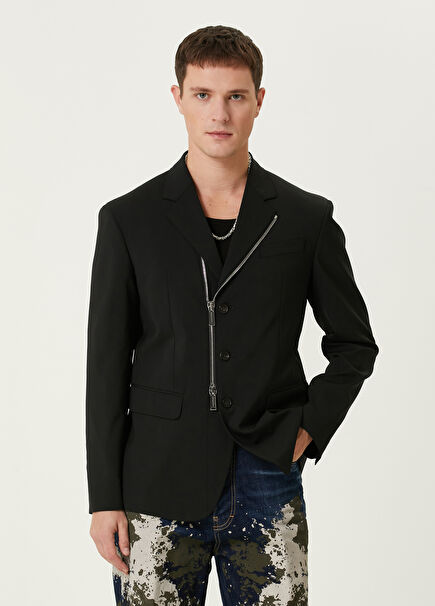 Headquarter Black Wool Jacket