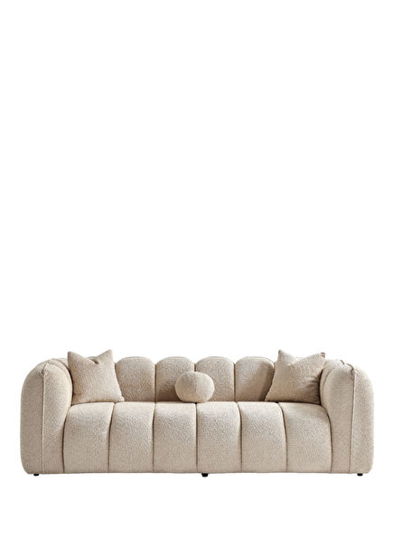 Handel Comfort Bej Üçlü Kanepe