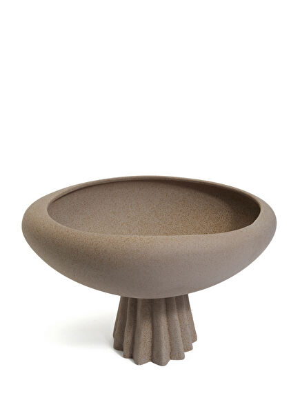 Petra Footed Stone Decorative Bowl