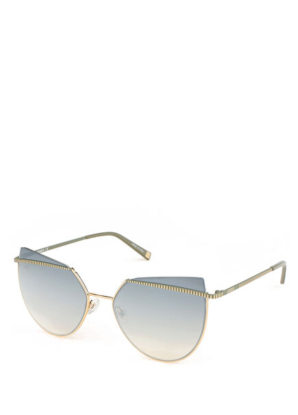 Hm 1276 C 3 Altın Rengi Metal Kadın Güneş Gözlüğü