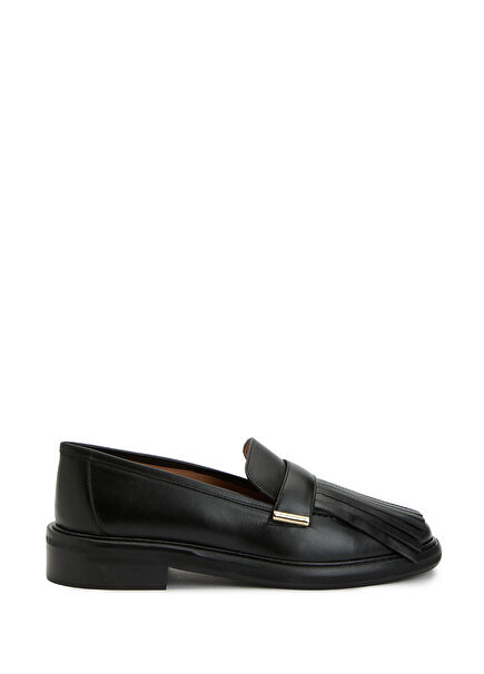 Carter Black Women's Leather Loafer