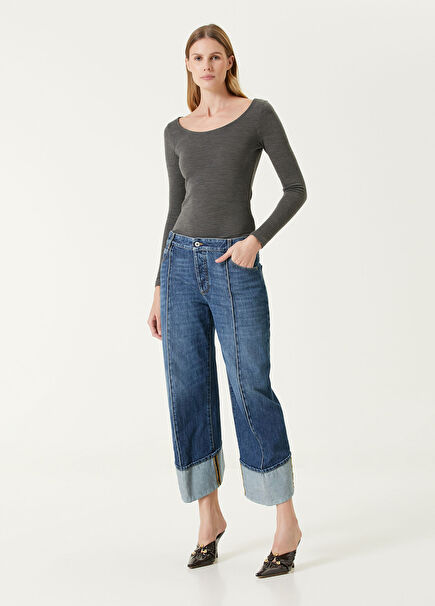 Mavi Cropped Jean Pantolon