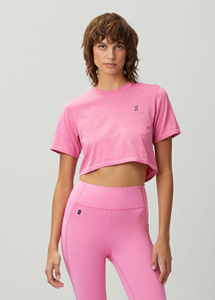 Train Flex-T Crop Pink T-Shirt