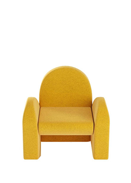 Shuri Pamuk Döşemeli Sarı Çocuk Berjer