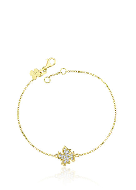 Sky Pırlantalı Kadın Altın Bileklik