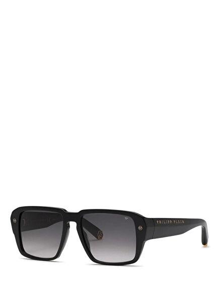 SPP081-0700 Siyah Asetat Unisex Güneş Gözlüğü