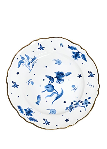 Marino Blue Porcelain Serving Plate 32.5 cm