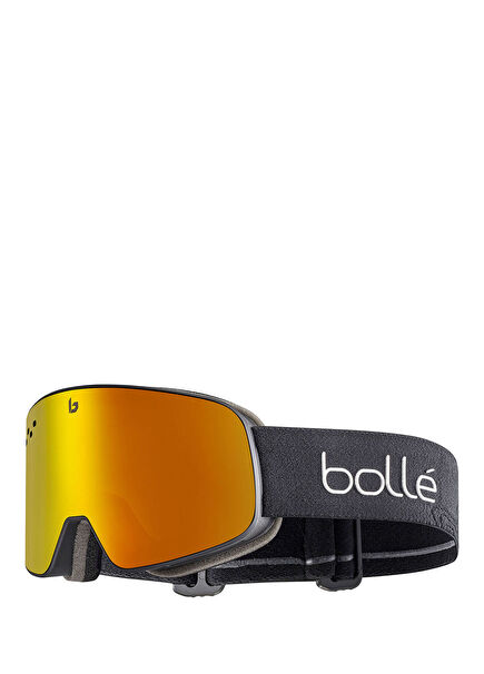 Nevda Matt Black Unisex Ski Goggles