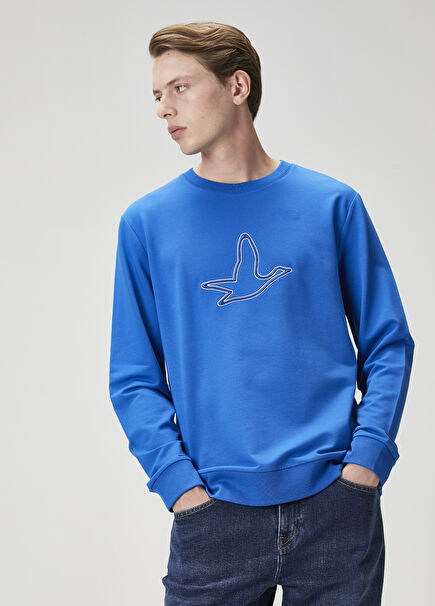 Saks Goose Embroidered Sweatshirt